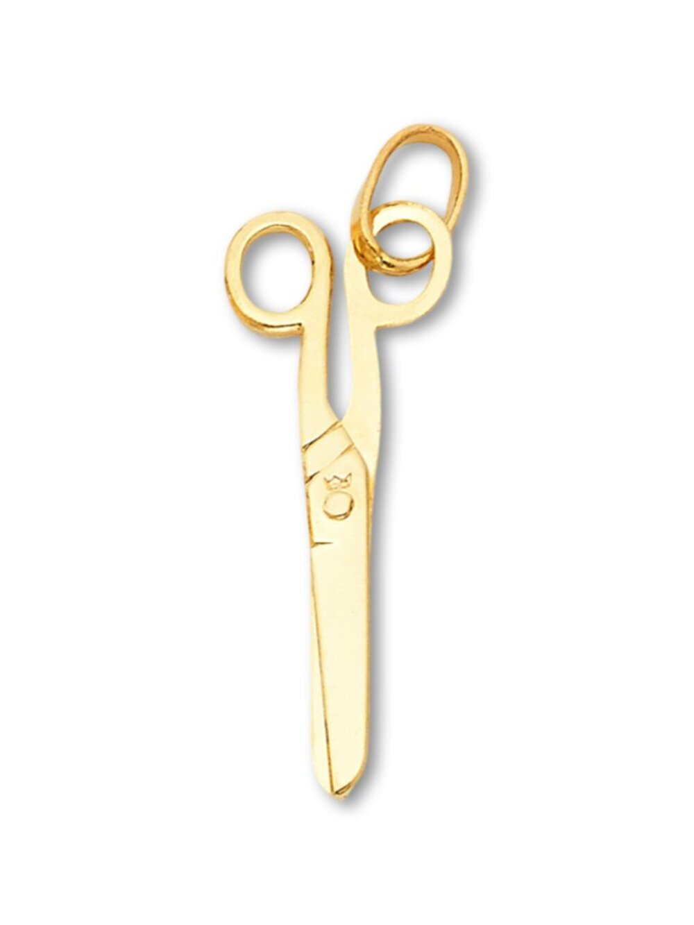 14K Gold Scissors Pendant | Hairstylist Charm | Salon Jewelry By Tehrani Jewelry